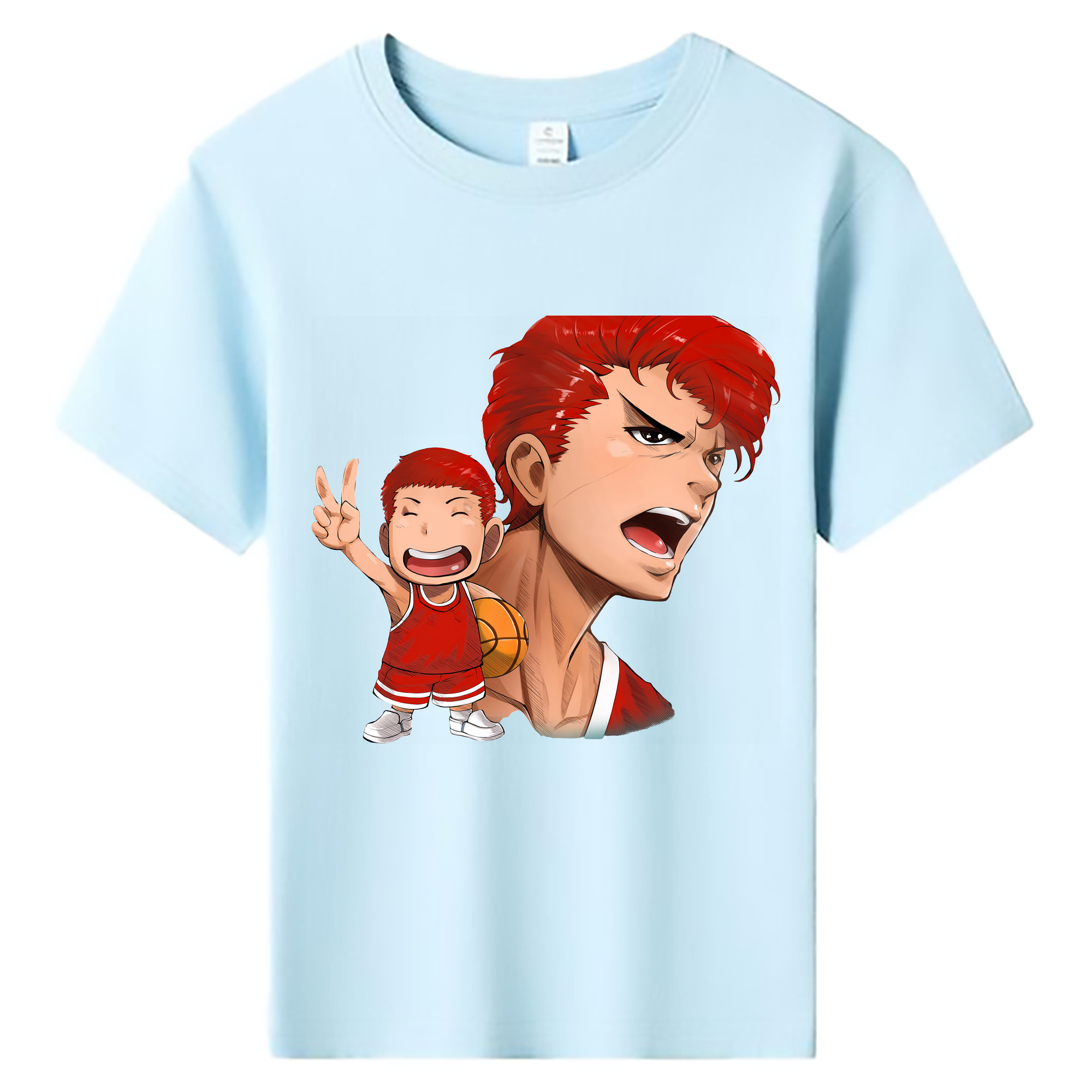 （画像用） SLAM DUNK／スラムダンク 綿100％キッズTシャツ（フロントプリント）